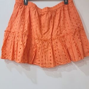 Asos curve mini eyelet skirt size US 18